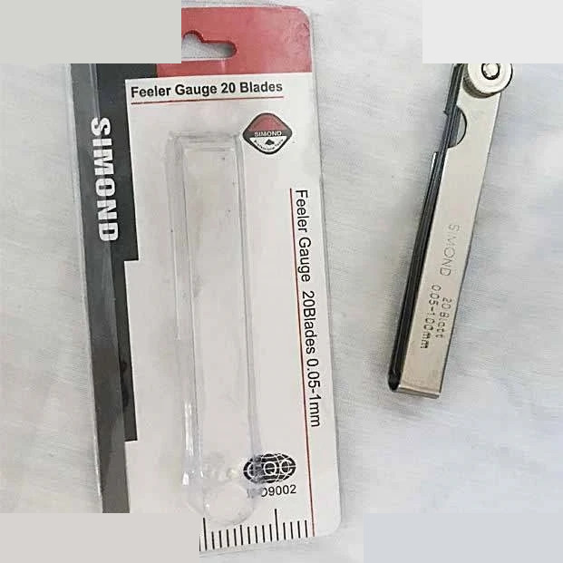 آچار فیلر سیموند مدل AJ-SIMOND-20PCS مجموعه 20 عددی