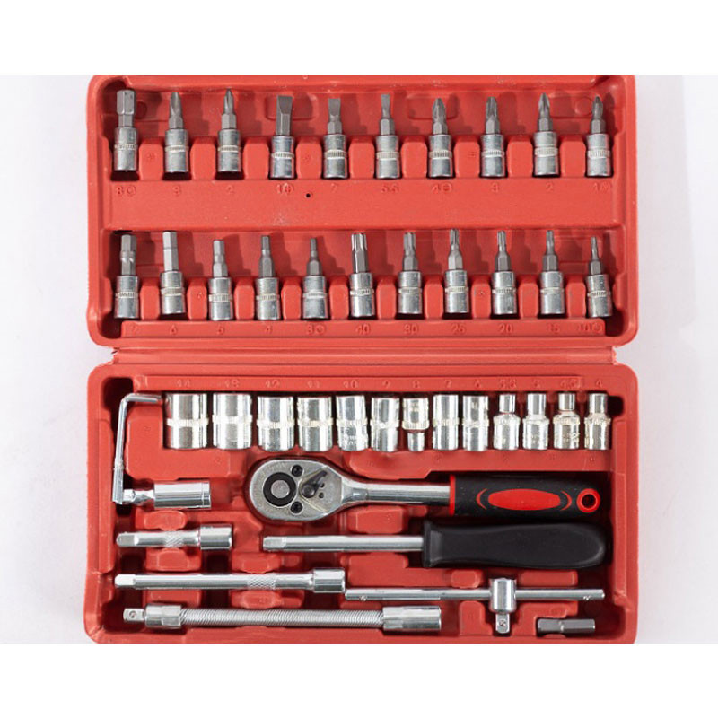 مجموعه 46 عددی آچار و سری بکس و پیچ گوشتی مدل CR-V