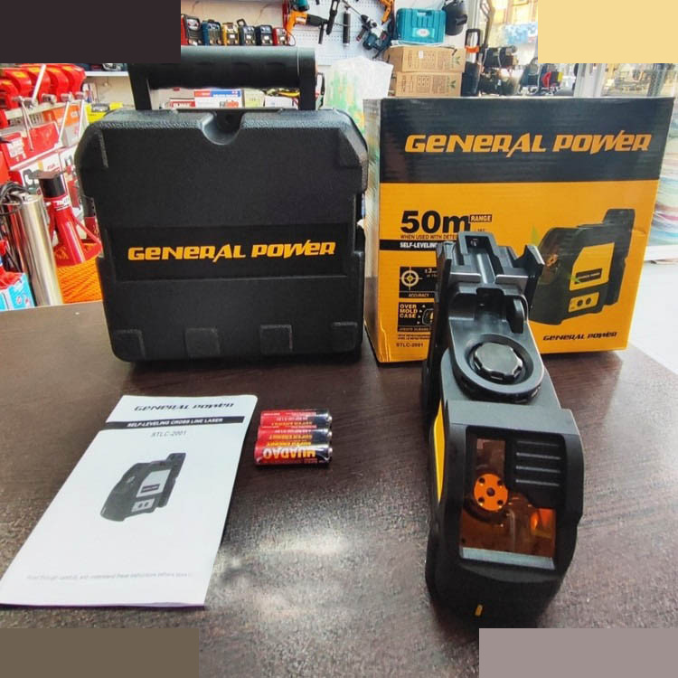 تراز لیزری جنرال پاور مدل نور سبز کد AJ-STLC-2001