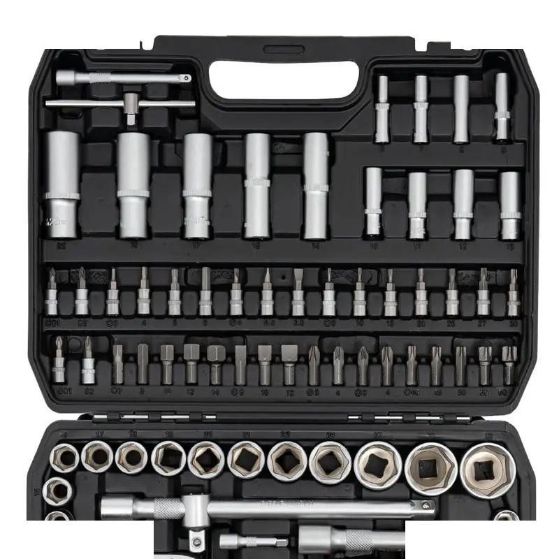 آچار بکس ماکوته مدل AJ-MKSS108 مجموعه 108 عددی