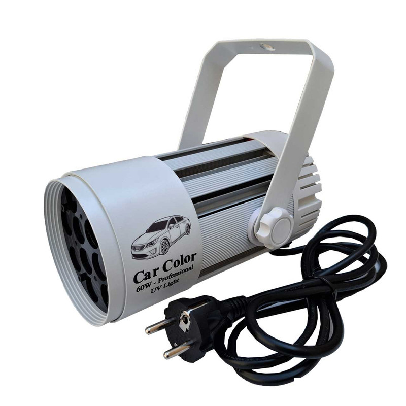 چراغ قوه یووی کارشناسی و تشخیص رنگ خودرو مدل UV-60W