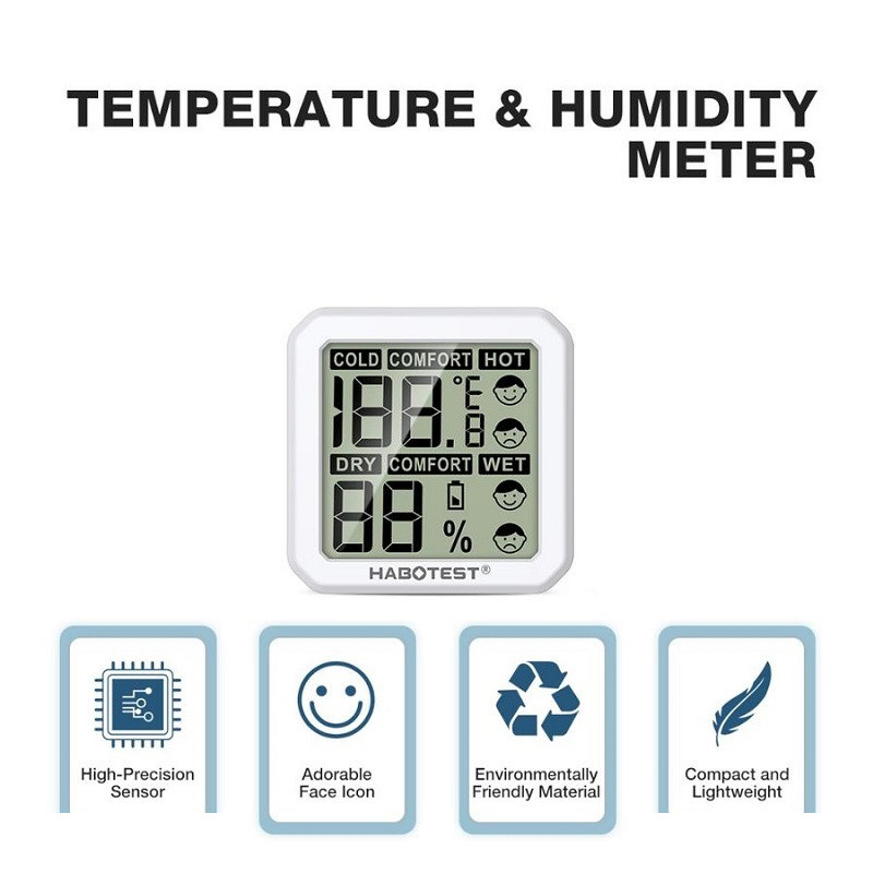 رطوبت سنج و دماسنج هابوتست مدل HT680