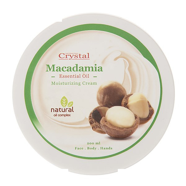 کرم مرطوب کننده کریستال مدل Macadamia حجم 200 میلی لیتر