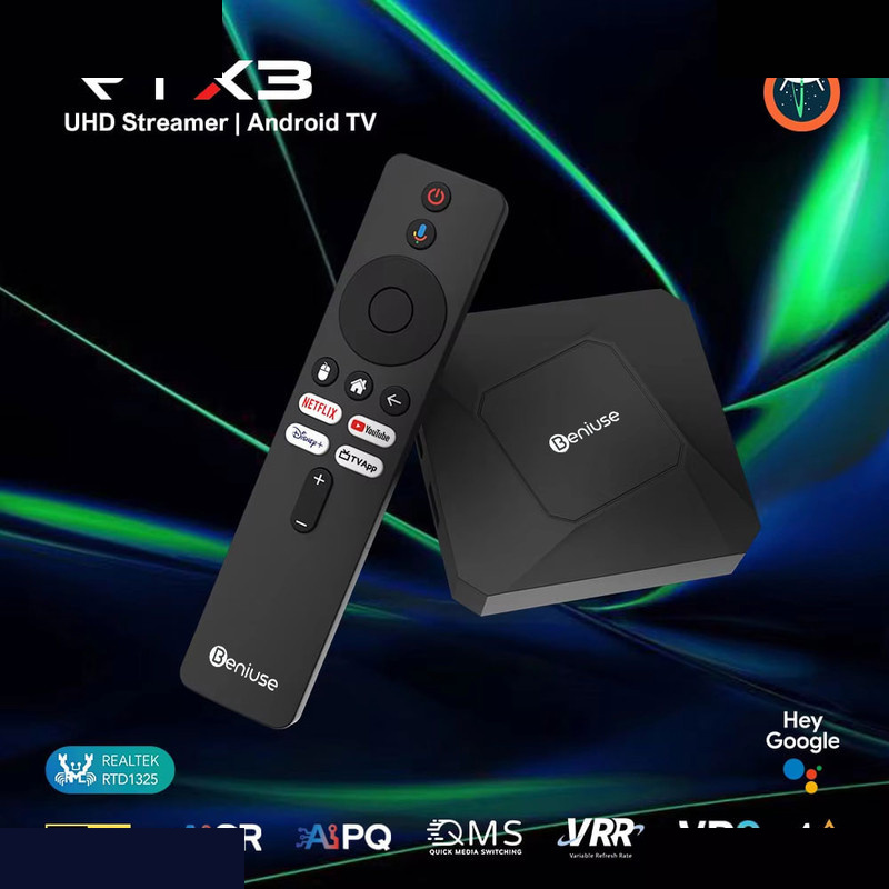 اندرویدباکس بنیوس مدل RTX3 به همراه ایرموس