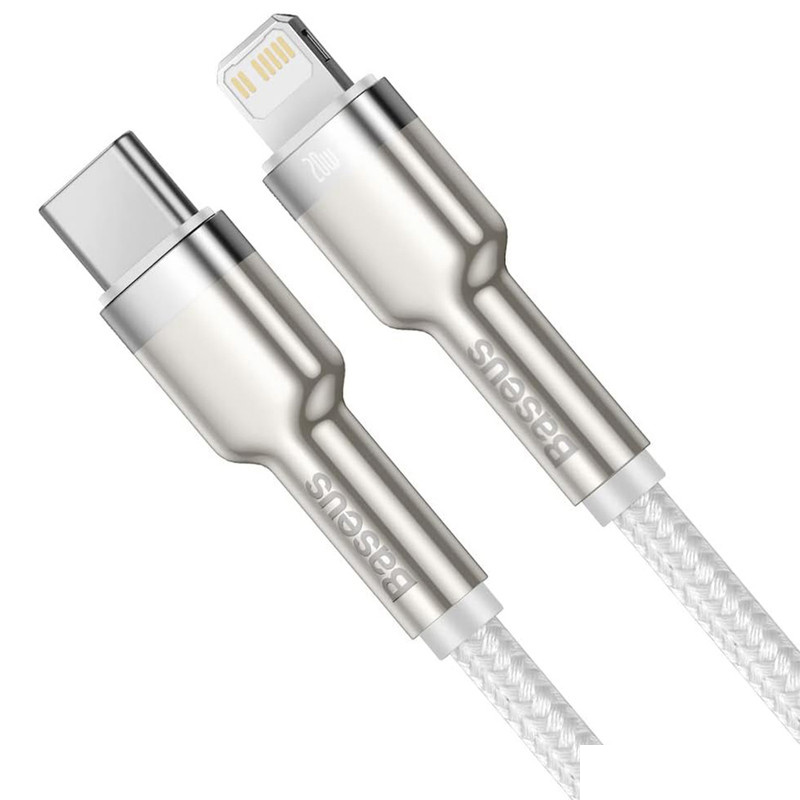 کابل تبدیل USB-C به لایتنینگ بیسوس مدل CATLJK-A02 Zinc Alloy PD20W طول 1 متر