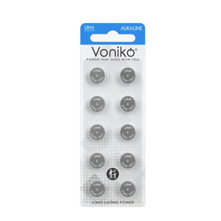 باتری سکه ای ونیکو مدل LR44 بسته 10 عددی