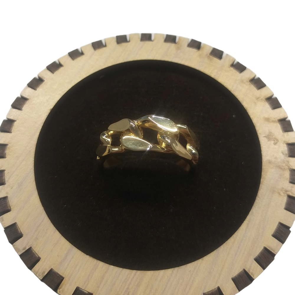 انگشتر طلا 18 عیار زنانه کارتیر سایز 55-56 کد 379