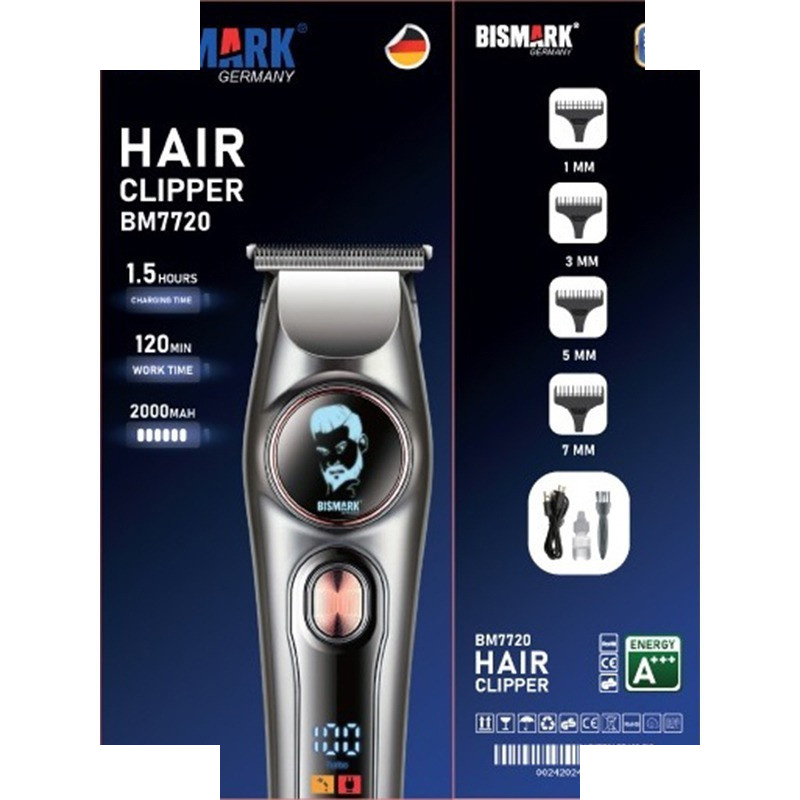 ماشین اصلاح موی سر و صورت شارژی بیسمارک مدل BM7720