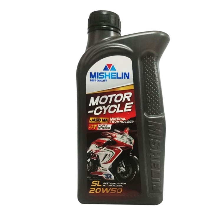 روغن موتور سیکلت میشلین مدل 20w50 SL MA حجم 1.3 لیتر