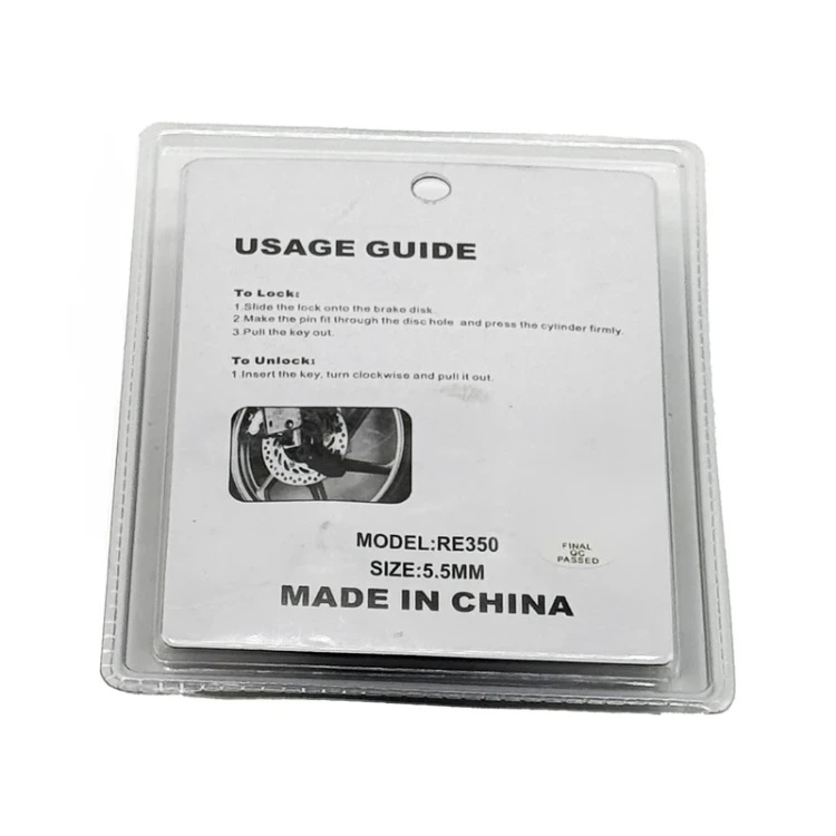 قفل دیسکی موتورسیکلت ردلاین مدل RE 350 Black قفل دیسکی موتورسیکلت ردلاین مدل RE 350 Black