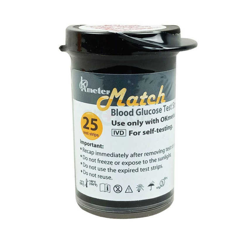نوار تست قند خون اوکی مترمدل مچ MATCH نوار تست قند خون اوکی مترمدل مچ MATCH