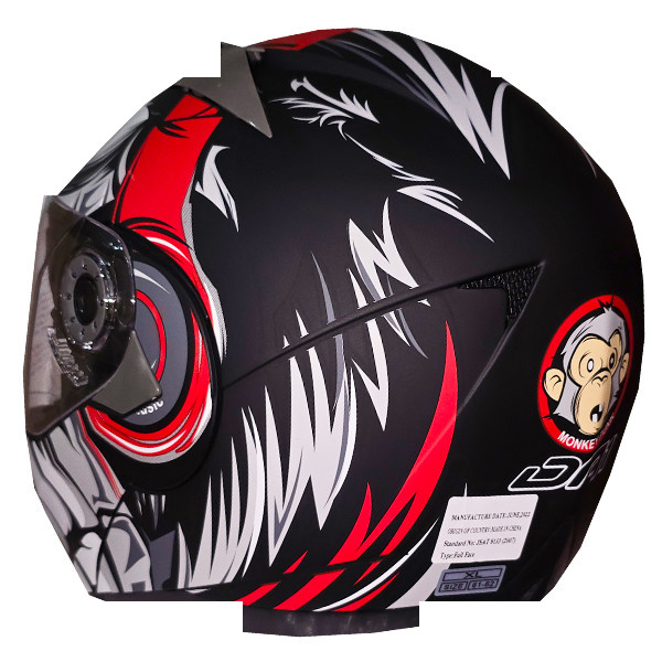 کلاه کاسکت دی ای وان مدل فک متحرک عینکدار کد DA_108