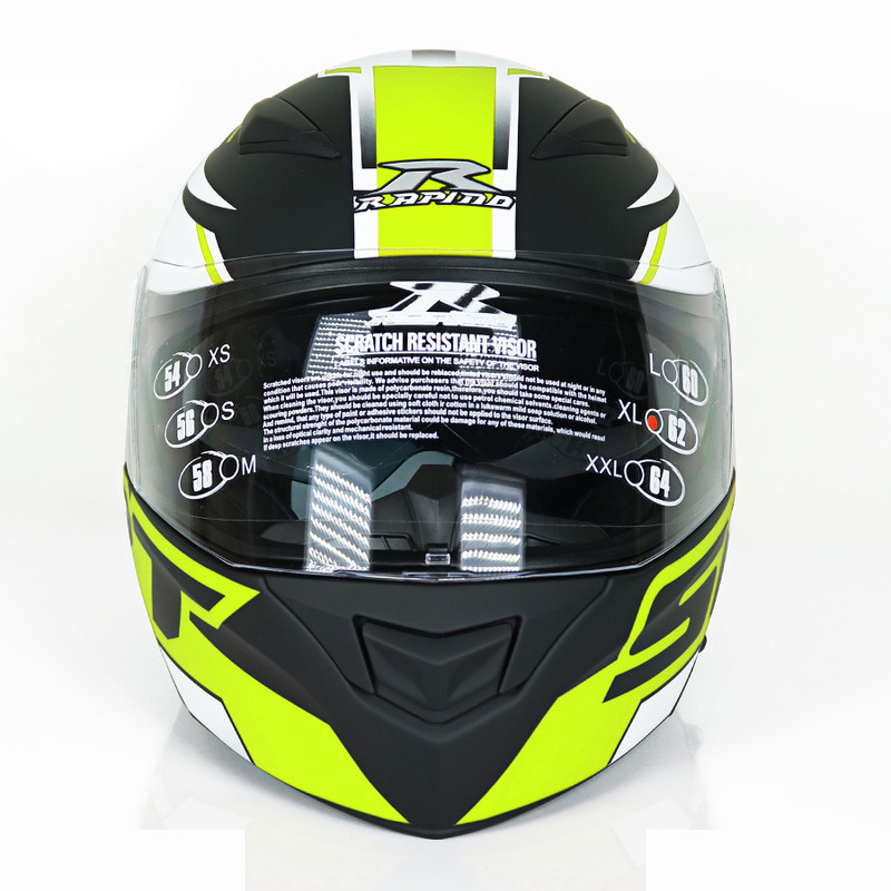 کلاه کاسکت فک متحرک راپیدو مدل 950+ srt yllw کلاه کاسکت فک متحرک راپیدو مدل 950+ srt yllw