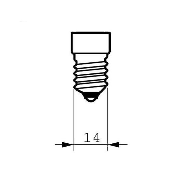 لامپ ال ای دی فیلامنت 6 وات تک تاب مدل اشکی پایه E14 بسته 5 عددی