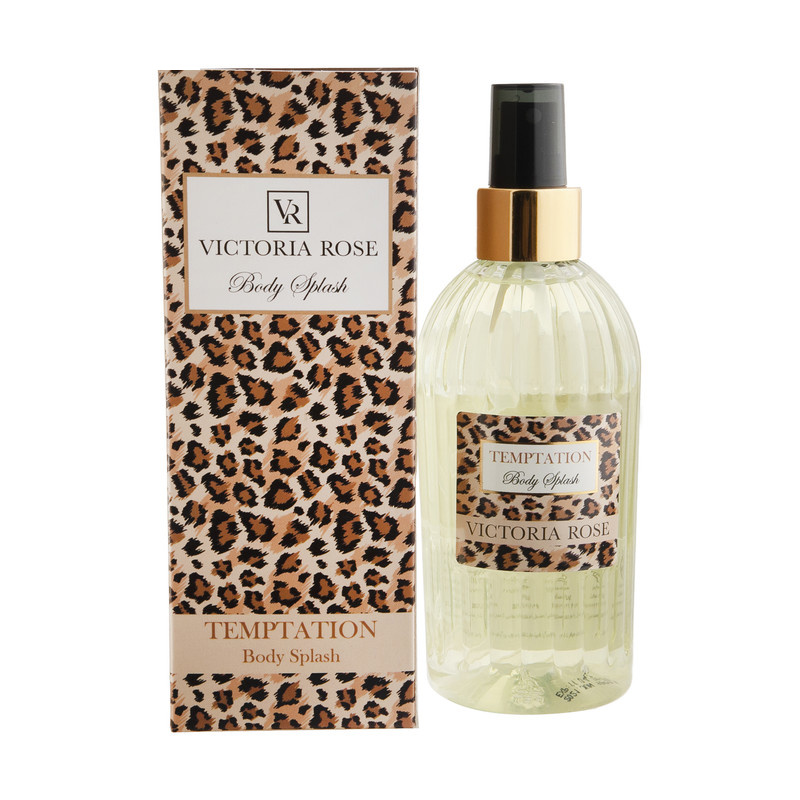 بادی اسپلش زنانه ویکتوریا رز مدل temptation حجم 250 میلی لیتر