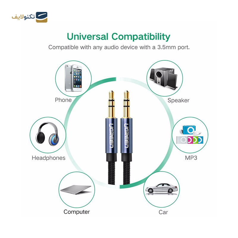 gallery-کابل AUX یوگرین مدل AV150 50356 طول 1 متر copy.png