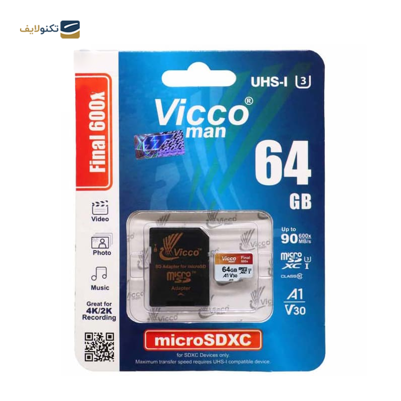 gallery-کارت حافظه microSDHC ویکومن مدل Extra 533x کلاس 10 استاندارد UHS-I U1 سرعت 80MBps ظرفیت 64 گیگابایت copy.png gallery-کارت حافظه microSDHC ویکومن مدل Extra 533x کلاس 10 استاندارد UHS-I U1 سرعت 80MBps ظرفیت 64 گیگابایت copy.png
