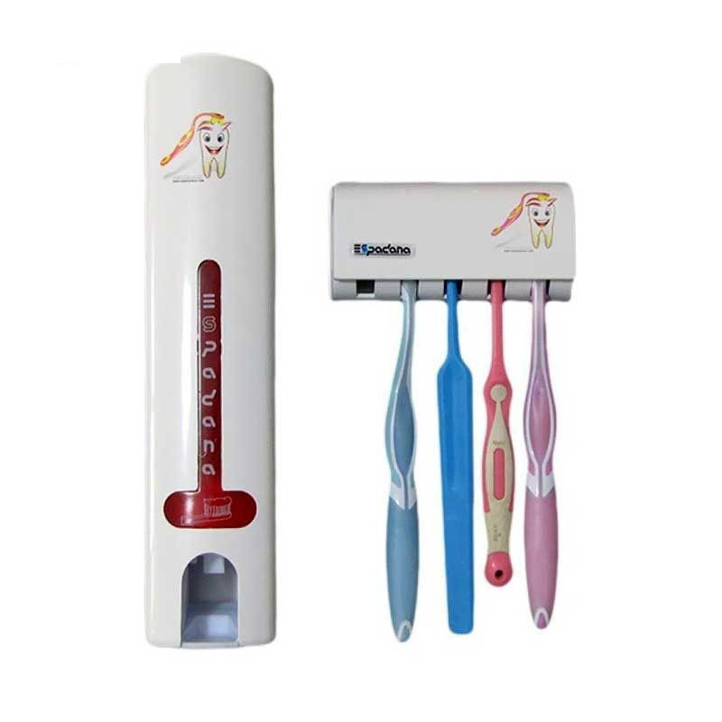 جا مسواکی اسپادانا کد 104000240 به همراه دستگاه خمیر دندان جا مسواکی اسپادانا کد 104000240 به همراه دستگاه خمیر دندان