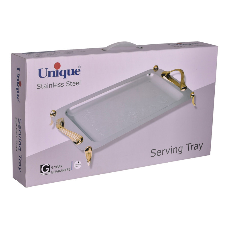 سینی دسته دار یونیک کد 4039NEW سایز 30*52 سانتی متر