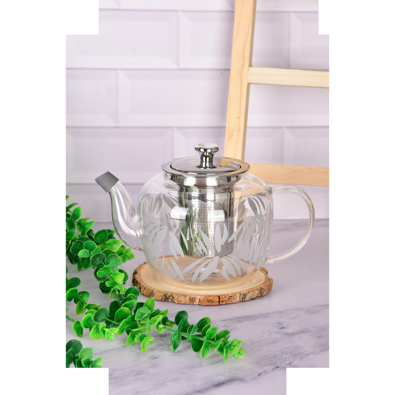 قوری یونیک طرح برگ کد 7936 قوری یونیک طرح برگ کد 7936