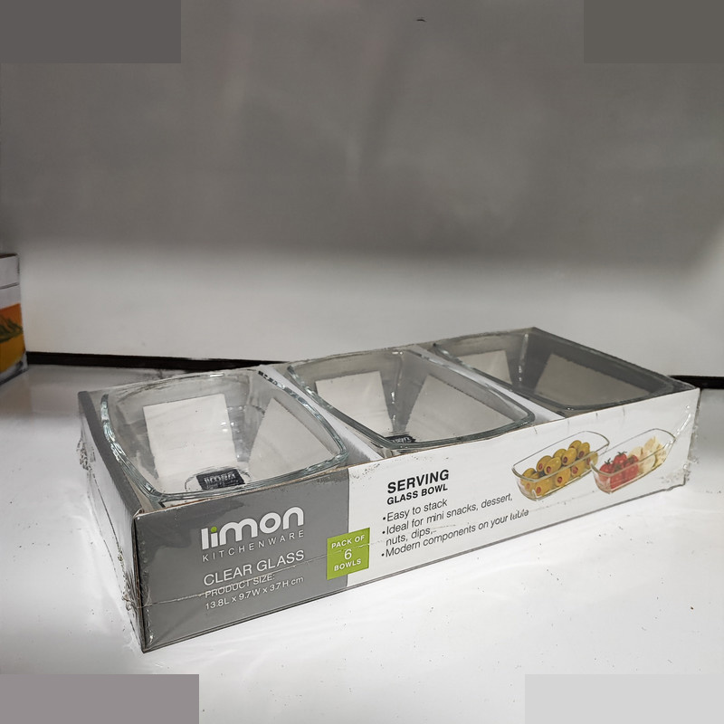 ظرف اردوخوری لیمون کد 2224 مجموعه 6 عددی