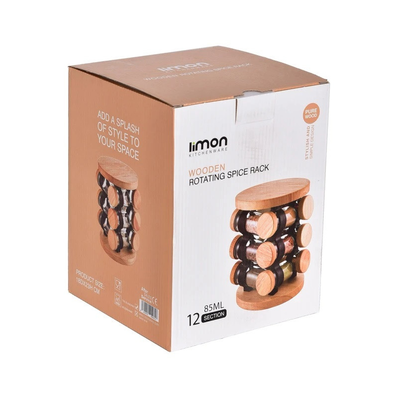 ست جا ادویه 12 پارچه لیمون کد TP555