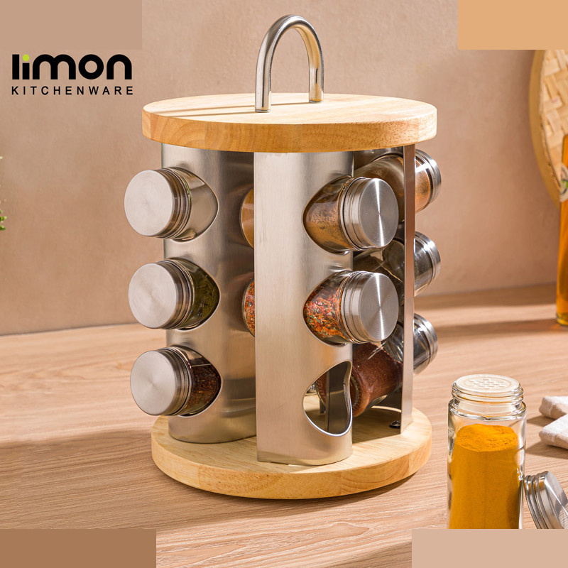 ست جاادویه 12 پارچه لیمون کد DH2347 به همراه استند