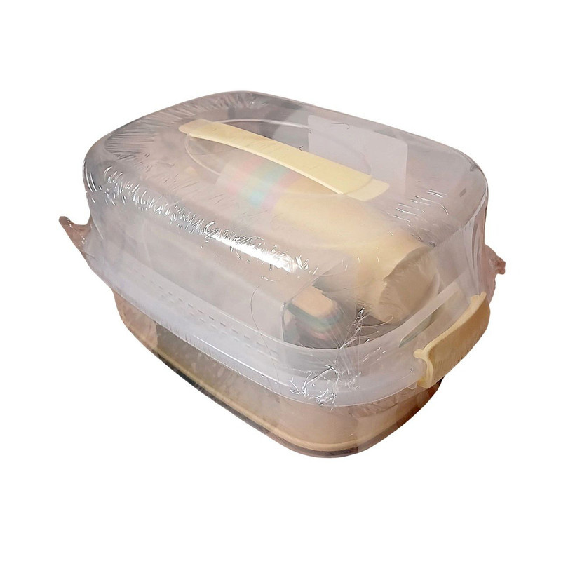 سبد پیک نیک 42 پارچه لیمون مدل پاستیلی