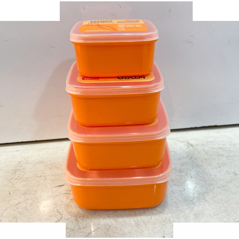 ظرف نگهدارنده لیمون مدل مربع کد ۲۳۵۷ مجموعه ۴ عددی