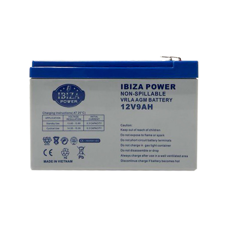 باتری یو پی اس 12 ولت 9 آمپر ساعت ایبیزا مدل IBZ 12-9 باتری یو پی اس 12 ولت 9 آمپر ساعت ایبیزا مدل IBZ 12-9