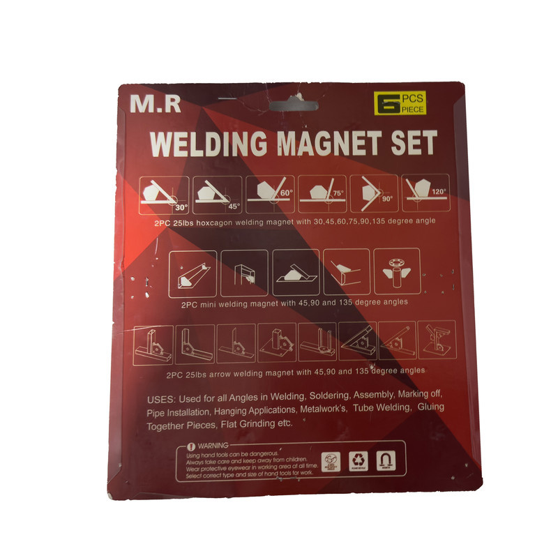 گونیا جوشکاری مدل SMT-M.R-6pcs مجموعه 6 عددی