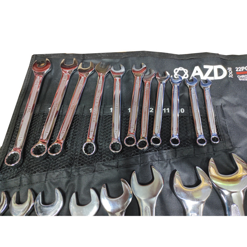 آچار یکسر تخت و یکسر رینگی ای زد دی مدل SMT-22PCS-INDIA-COMBIMATIONSPANNER Lمچموعه 22 عددی آچار یکسر تخت و یکسر رینگی ای زد دی مدل SMT-22PCS-INDIA-COMBIMATIONSPANNER Lمچموعه 22 عددی