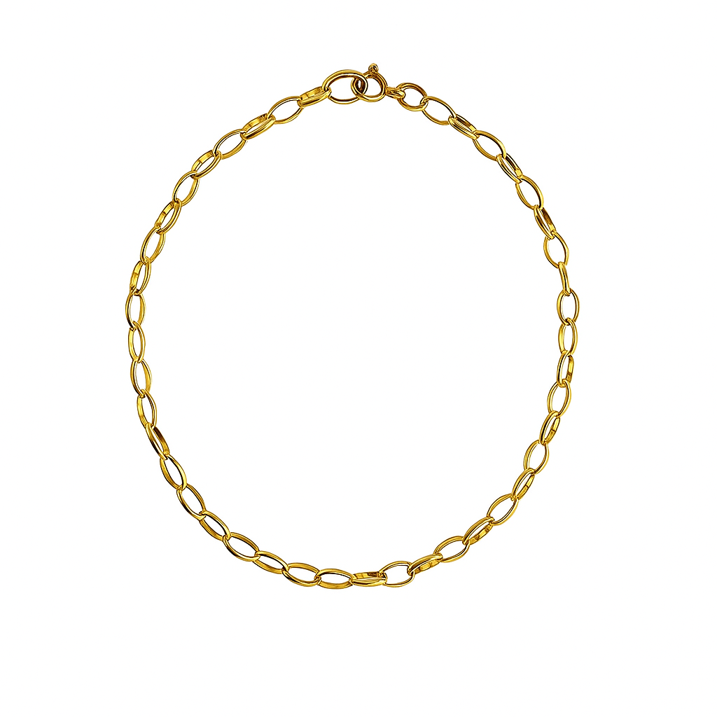 نیم ست طلا 18 عیار زنانه دستبند گردنبند فورسه کد 517 نیم ست طلا 18 عیار زنانه دستبند گردنبند فورسه کد 517