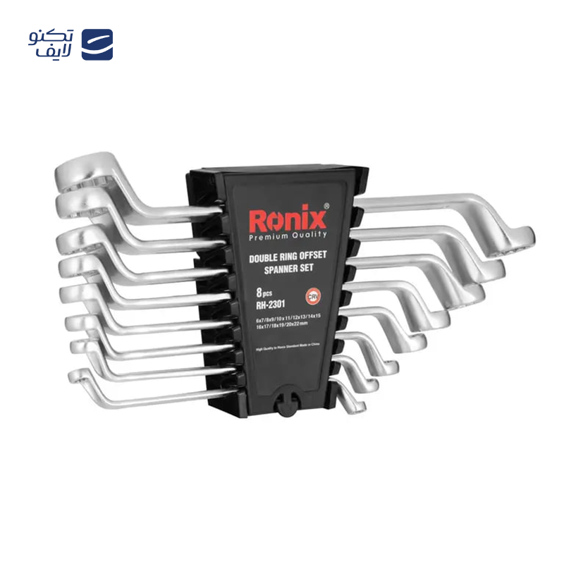 مجموعه 8 عددی آچار رینگ رونیکس مدل RH-2301 مجموعه 8 عددی آچار رینگ رونیکس مدل RH-2301