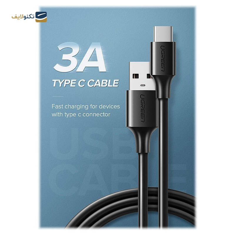 gallery-کابل USB-C به USB 2.0 A یوگرین US287 مدل 60123 طول 2 متر copy.png