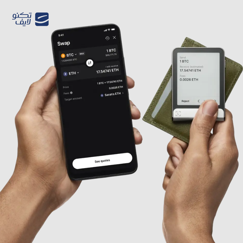 gallery-کیف پول سخت افزاری لجر مدل Nano S Plus copy.png