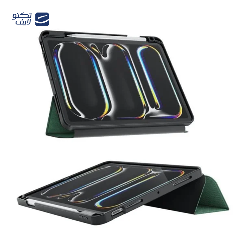gallery-کیف کلاسوری تبلت اپل iPad Pro 11 inch 2024 گرین لاین مدل Hogo Premium copy.png