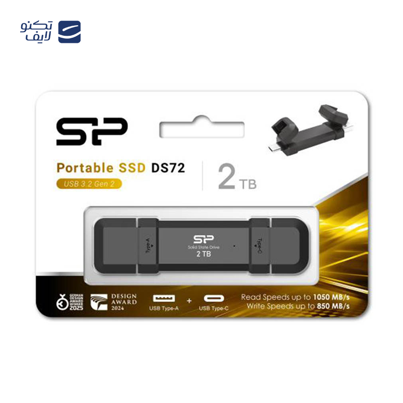 اس اس دی اکسترنال سیلیکون پاور مدل DS72 ظرفیت 2 ترابایت