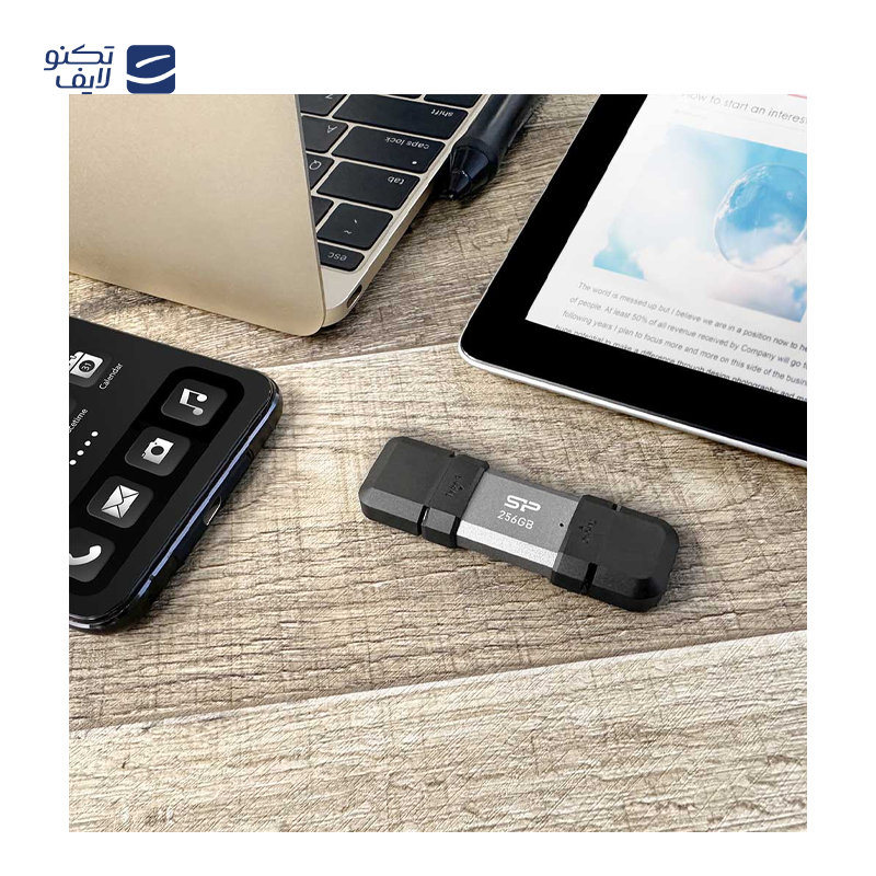 فلش مموری USB3.2 سیلیکون پاور مدل C51 ظرفیت 128 گیگابایت