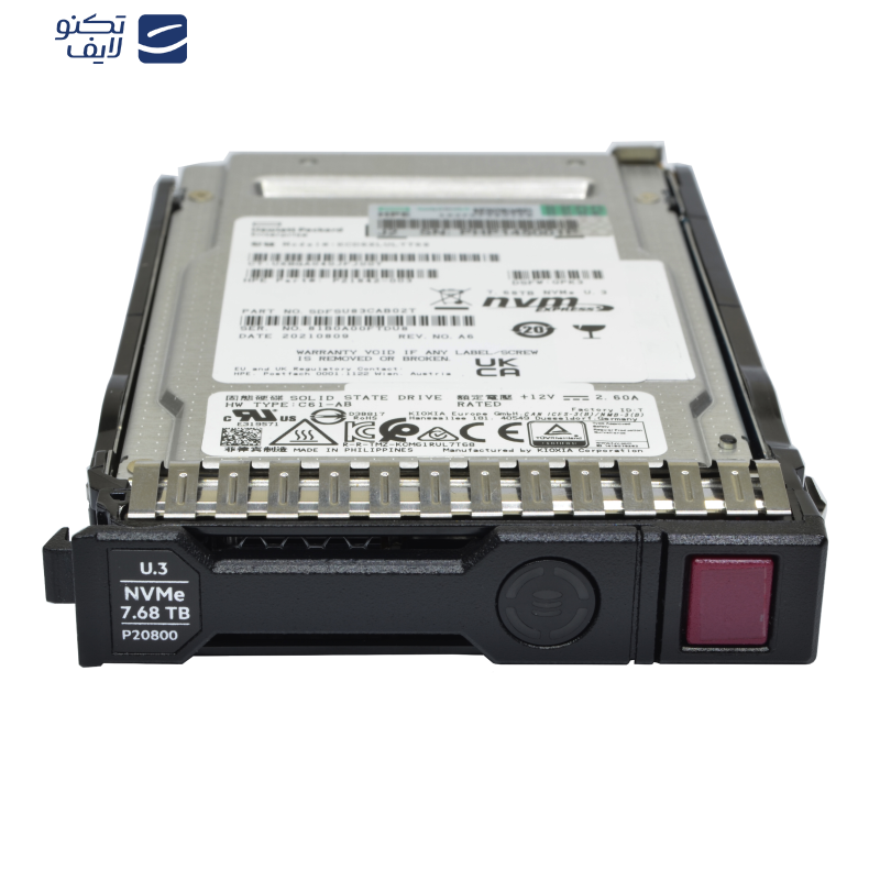 اس اس دی اینترنال اچ پی ای مدل مدل NVMe P20135-B21 ظرفیت 7.68 ترابایت اس اس دی اینترنال اچ پی ای مدل مدل NVMe P20135-B21 ظرفیت 7.68 ترابایت