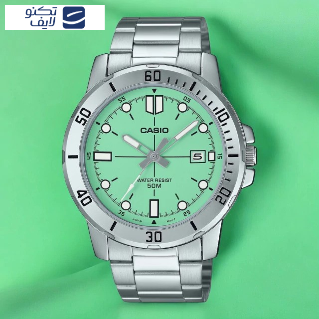 ساعت مچی عقربه‌ای مردانه کوارتز کاسیو مدل MTP-VD01D-3E1VUDF