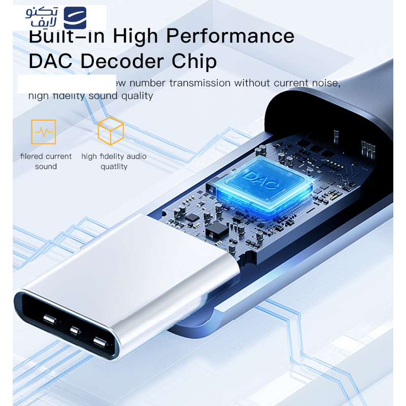 کابل تبدیل USB-C به AUX یسیدو مدل YAU-36 طول 1 متر