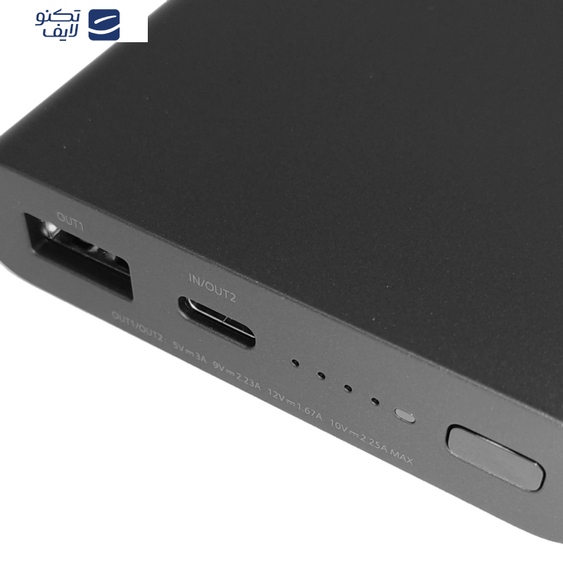 پاوربانک وایرلس شیائومی مدل WPB15PDZM ظرفیت 10000 میلی آمپر ساعت 