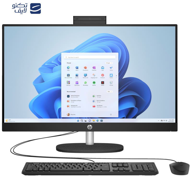 کامپیوتر همه کاره 23.8 اینچ اچ‌ پی مدل ProOne 240 G10-i5 1335U 8GB 512SSD UHD