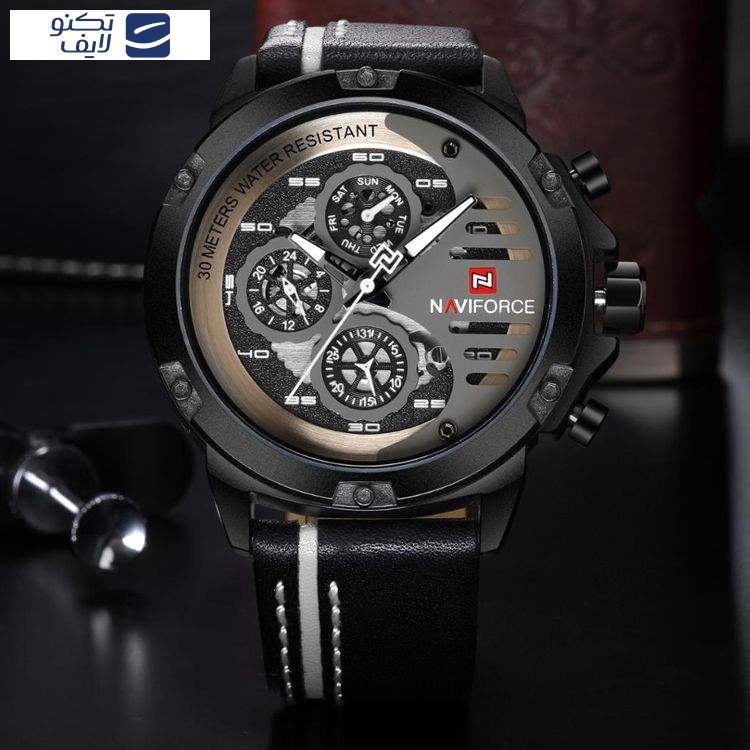 ساعت مچی عقربه ای مردانه نیوی فورس مدل NF9110-P02 ساعت مچی عقربه ای مردانه نیوی فورس مدل NF9110-P02