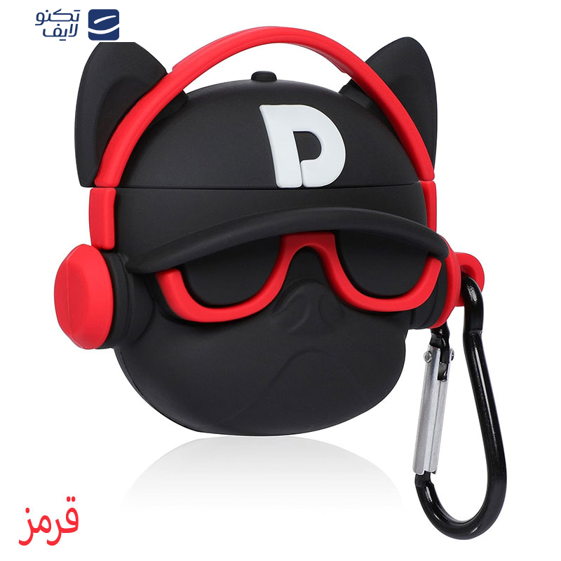 کاور مسیر مدل Bulldog Character Silicone مناسب برای کیس اپل ایرپاد 4 به همراه آویز