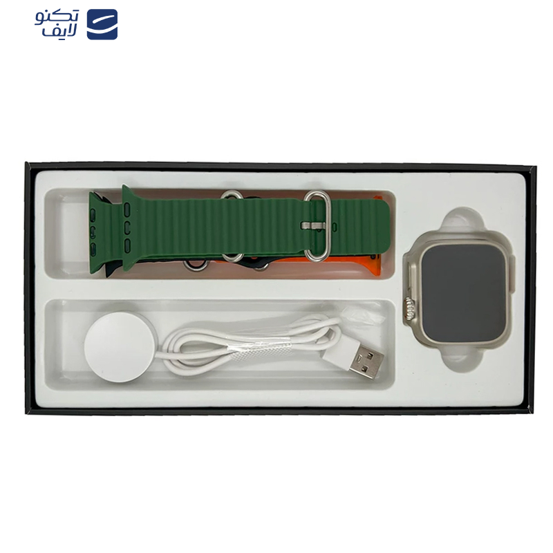 ساعت هوشمند مدل WS 75 ULTRA 2 دارای قابلیت های کنترل سطح اکسیژن خون، کنترل موسیقی (Music Player)، صفحه نمایش لمسی، صفحه نمایش رنگی، قابلیت تغییر طرح ساعت یا تم بند سیلیکون