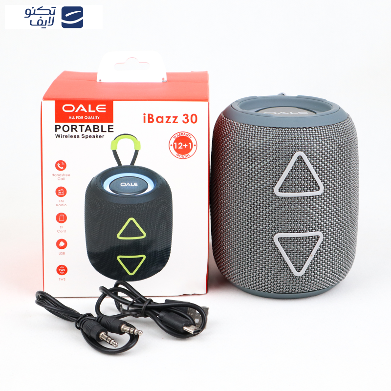 اسپیکر بلوتوثی قابل حمل اوآلی مدل iBazz 30