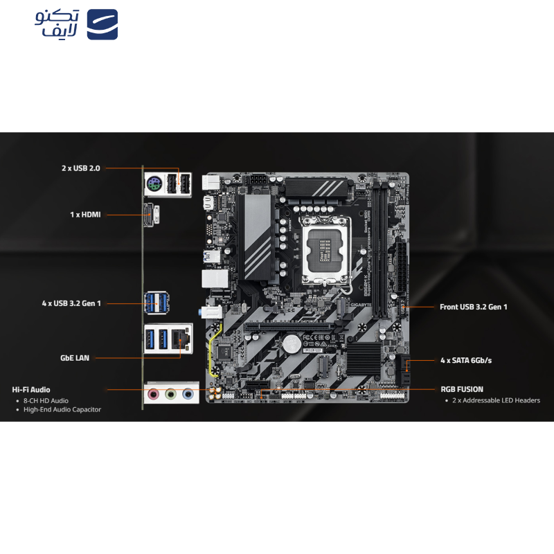 مادربرد گیگابایت مدل B860M K