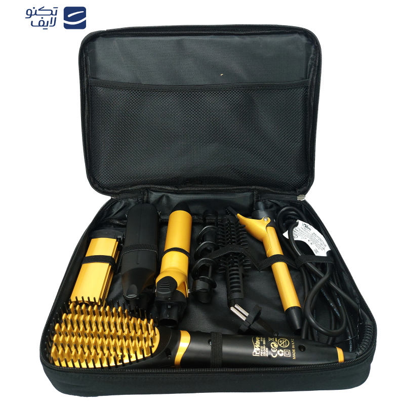 برس حرارتی و حالت دهنده مو چند کاره پروویو مدل pw-4122